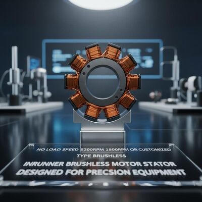 No Load Speed 5200RPM 13800RPM Or Customized Inrunner Brushless Motor Stator Type Brushless Designed For Precision Equipment