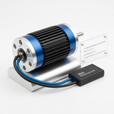 2 Phase Inrunner Brushless Motor Max Voltage 22.2V Recommended Esc 30A Brushless Esc Designed for Electric Vehicles and Drones