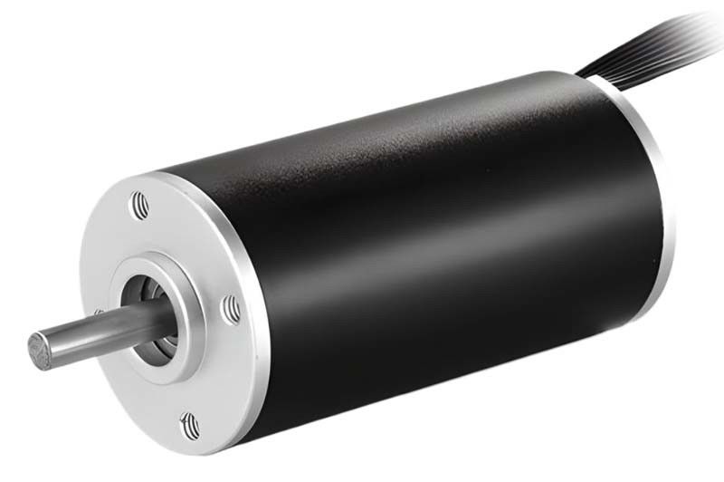 Motor elétrico de corrente contínua sem escova de 28 mm industrial 48V 52W 8336rpm