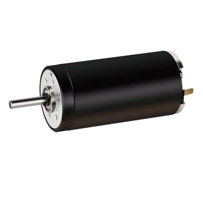 Motor de corrente contínua de 35 mm com escova personalizável sem núcleo 92 Watt 4640 rpm 12 V de alta eficiência