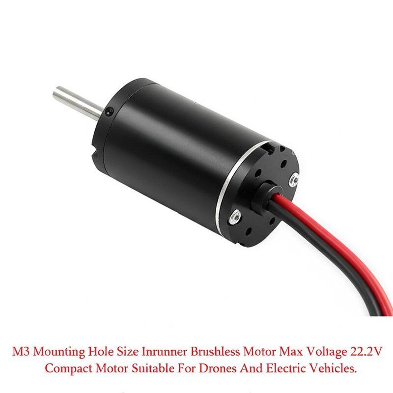 M3 マウントホールサイズ インランナーブラシレスモーター 最大電圧 22.2V コンパクトモーター ドローンと電気自動車に適しています