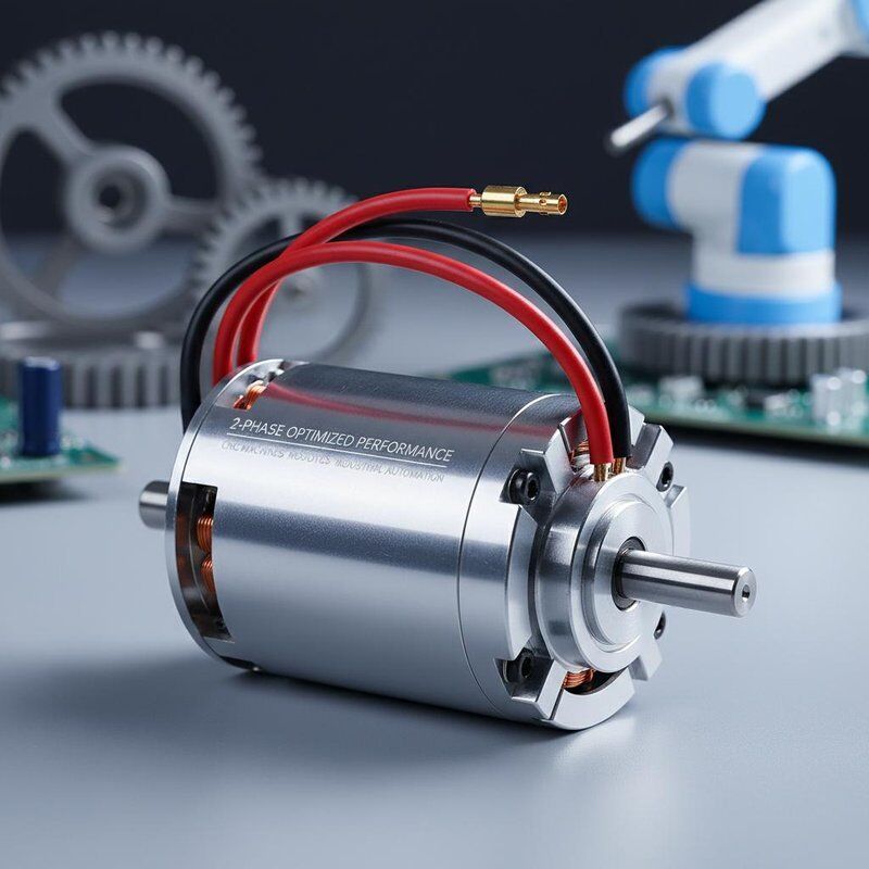 150g moteur sans balai Inrunner 2 phases Optimisé des performances Convient pour les machines CNC Robotique et automatisation industrielle