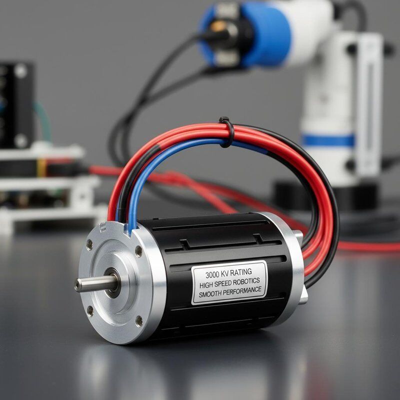 3000 Kv Rating Inrunner moteur sans balais 150g Conçu pour les applications à grande vitesse Assure une performance fluide en robotique