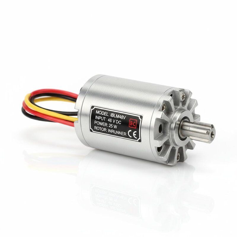 48 V DC Or Customized Rated Voltage Inrunner Brushless Motor Rated Output Power 12.5W Or 25W Or Customized Rotor Type Inrunner